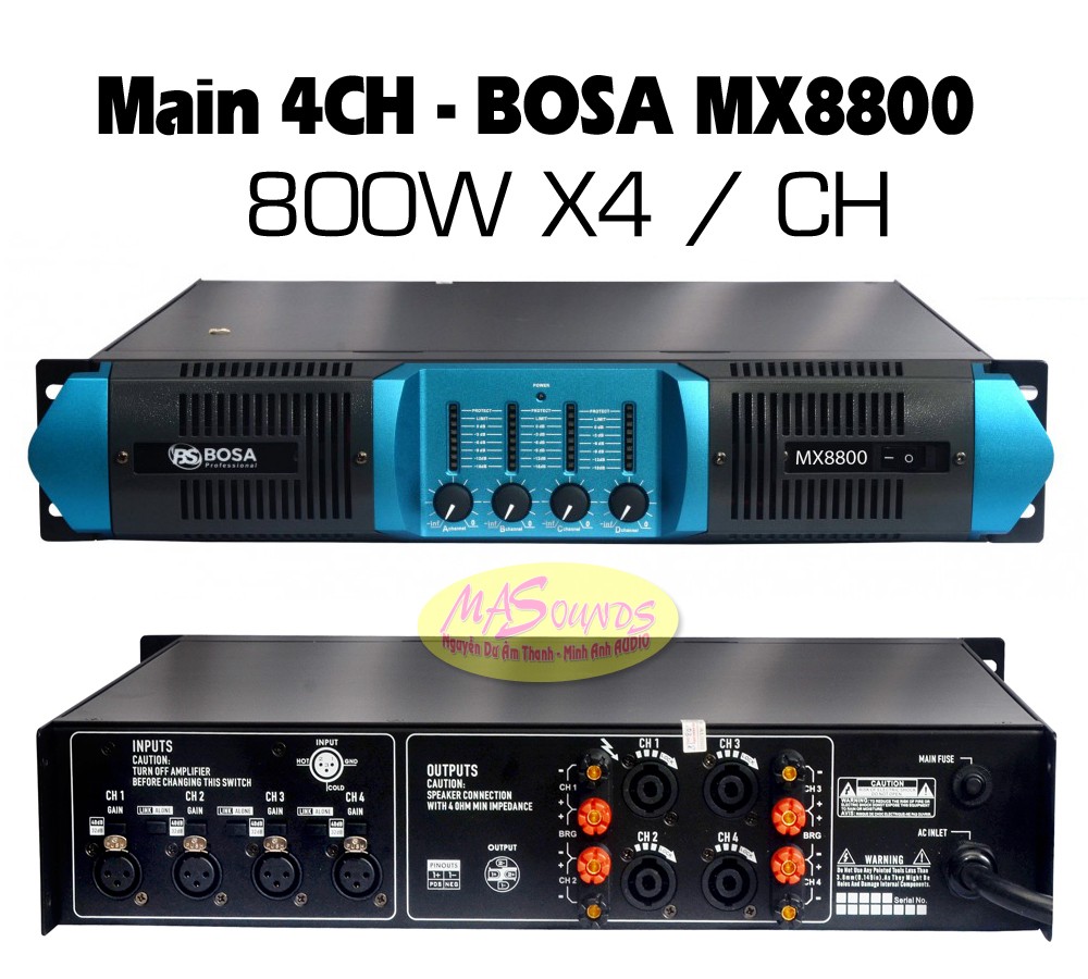 MAIN 4 KÊNH BOSA MX8800